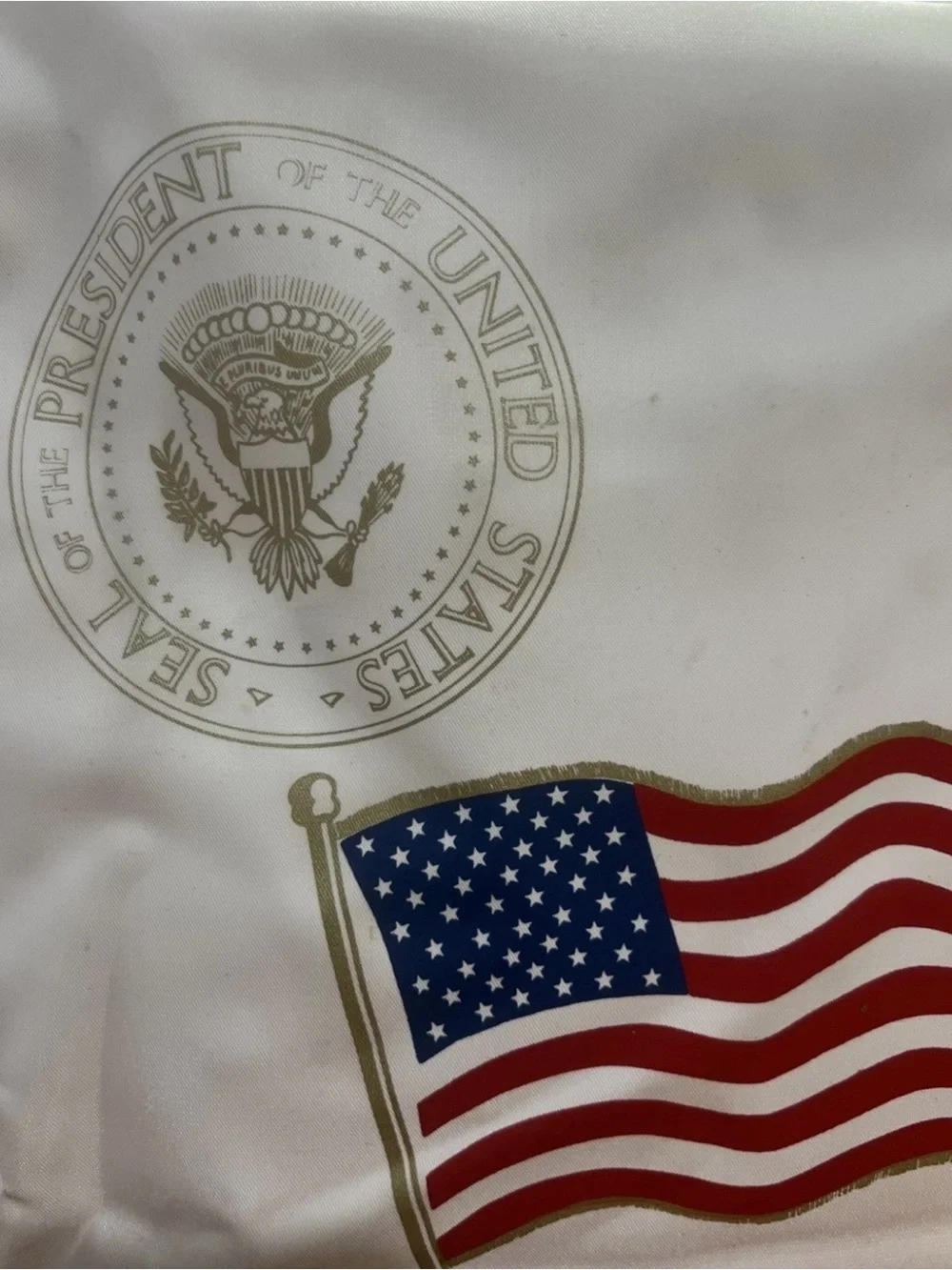 Vintage 1970s AIR FORCE ONE NIXON TRAVEL BAG PRESIDENTIAL SEAL AMERICA